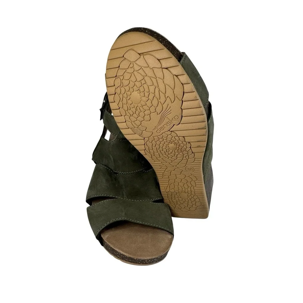 Dansko Sera wedge sandal Women Size 38 No Box